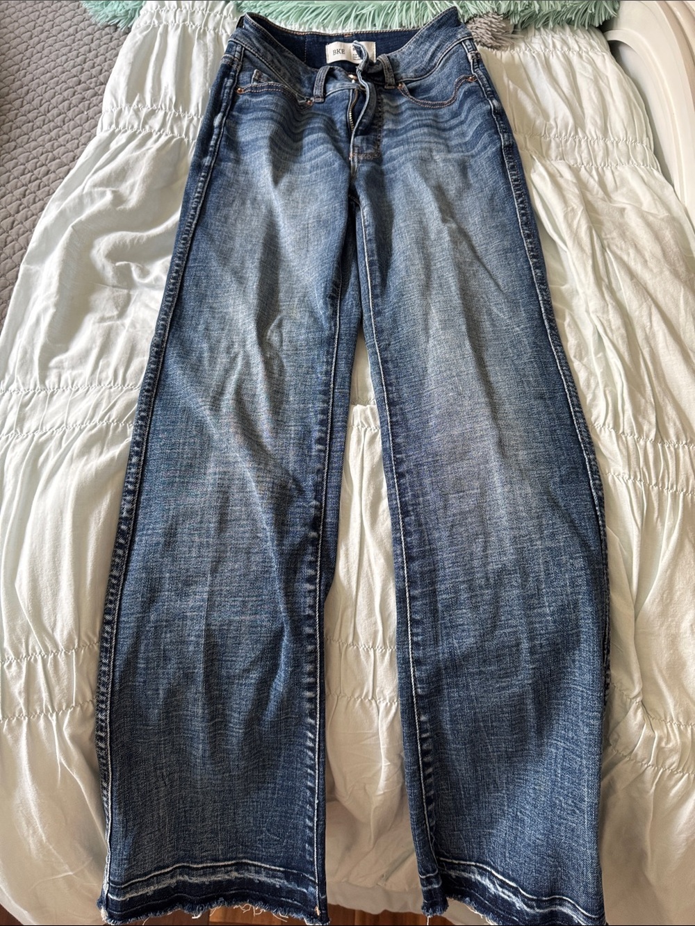 BKE Women's Blue Boot Cut Jeans